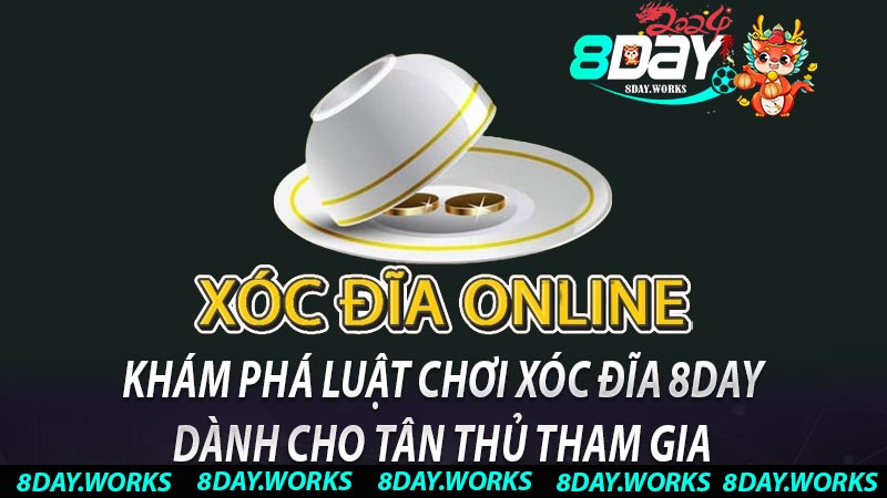 Khám phá luật chơi Xóc đĩa 8DAY dành cho tân thủ tham gia 